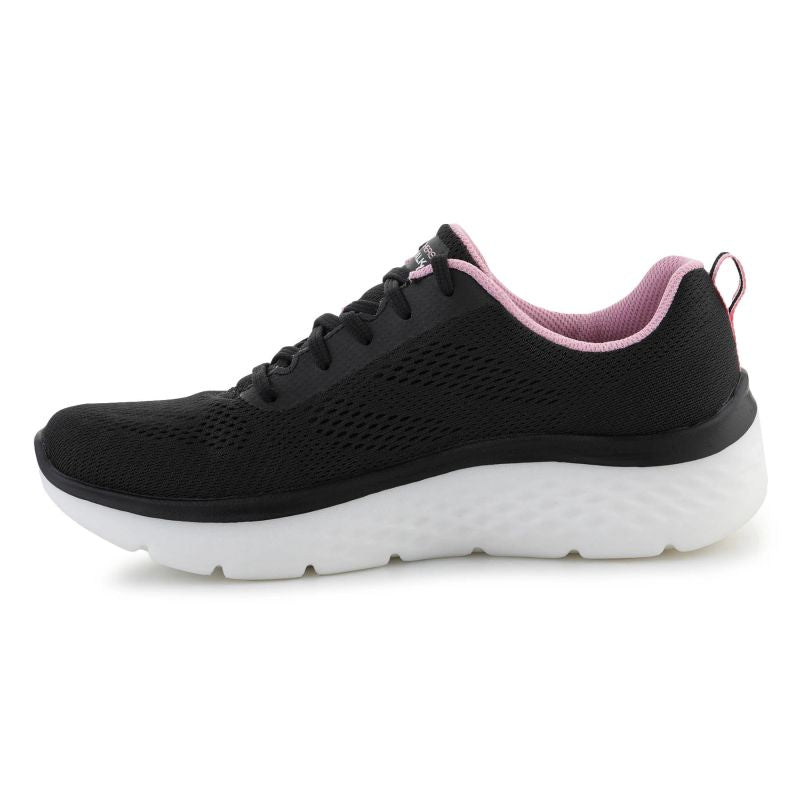 SKECHERS GO WALK HYPER BURST SPACE INSIGHT BLACK/PINK 124578-BKPK Skechers