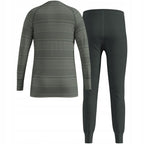 Thermal underwear - Odlo Set long ACTIVE WARM SET size 140cm Gray Odzież militarna/Bielizna termoaktywna Your Sports Performance