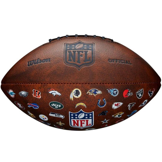 Ball Wilson NFL JR Throwback FB 32 Team Logo Ball WTF1534XBNFL Accessories/Balls/American Football Your Sports Performance