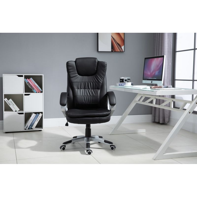 Activejet Office Chair with Massage, Heated YK7304 Black Fotele/Fotele biurowe Your Sports Performance