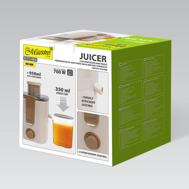 700W MR-800 MAESTRO Juicer AGD - Produkty/Sokowirówki Your Sports Performance