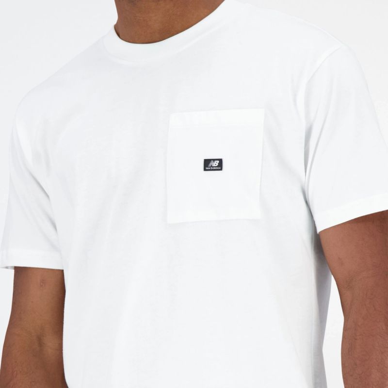 New Balance t-shirt Essentials Reimagined Cott M MT31542WT Clothing/Lifestyle/T-shirts/New Balance New Balance