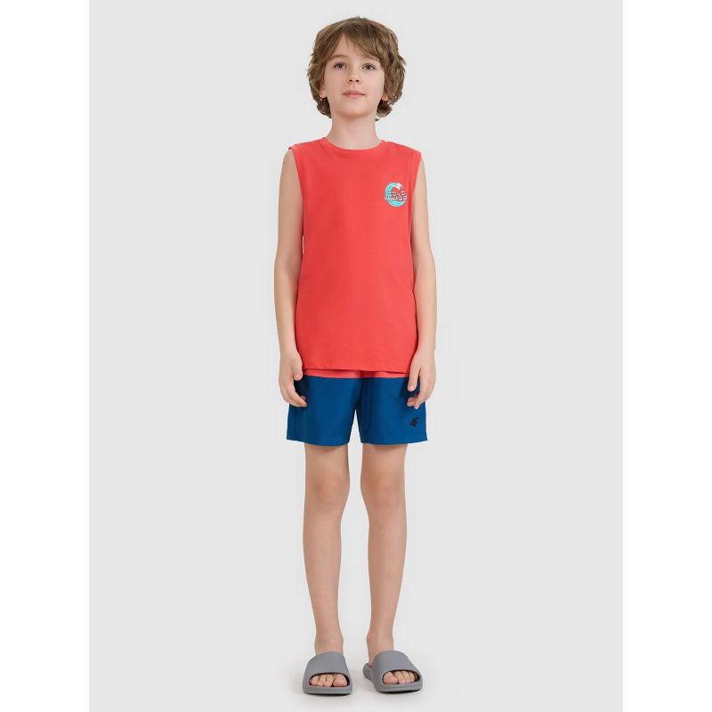 Boys' beach shorts 4F 4FJWSS25UBDSM116-63S *Kategoria tymczasowa Your Sports Performance