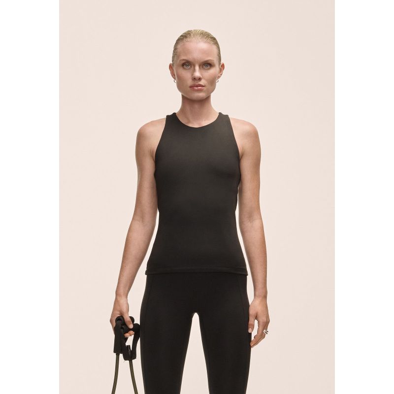 Casall Soft Touch Bra Tank Women's Training T-shirt Black