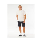 Men's RIP CURL Search Embroidery Tee White