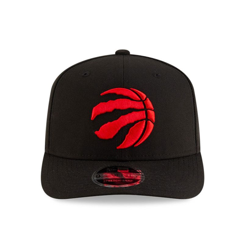 New Era 9SEVENTY Toronto Raptors NBA Team Black Stretch Snapback Cap - 60755439 Odzież/Czapki/Czapki z daszkiem Your Sports Performance