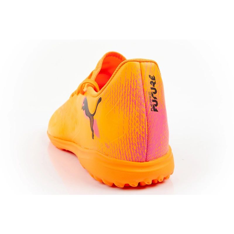 Puma men's sports shoes Future 8 Play TT turf football shoes orange Puma