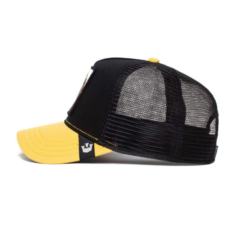 Goorin Bros. The King Lion Trucker Gold Cap - 101-0388-GLD Odzież/Czapki/Czapki z daszkiem Your Sports Performance