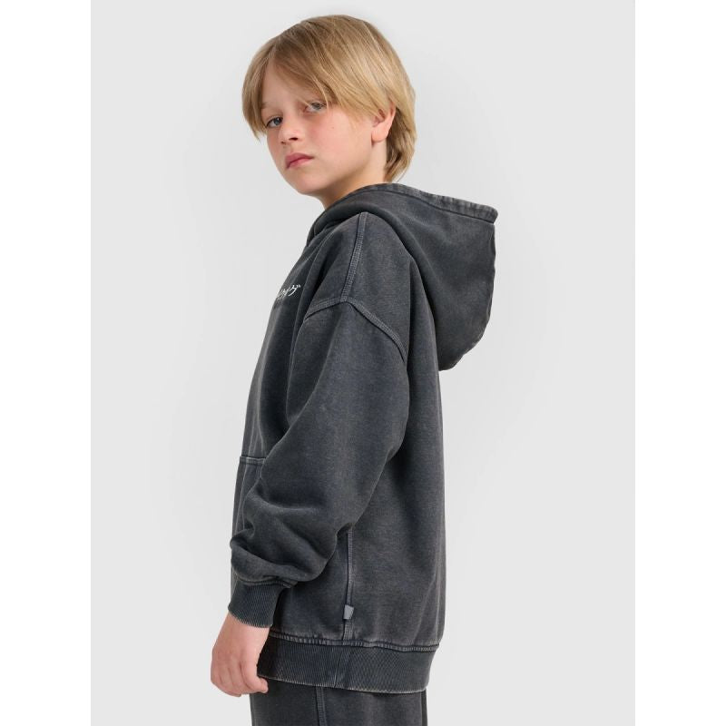 Boy's sweatshirt with hood, open, 4F 4FJRAW25TSWSM2344-22S 4f
