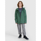 Children's transitional raincoat with rubber coating 4F 4FJWSS25TJACU213-41S *Kategoria tymczasowa Your Sports Performance