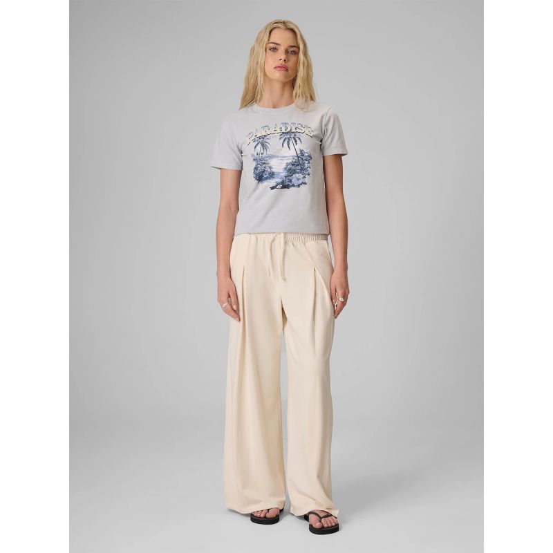Women's wide-leg sweatpants 4F 4FRAW26TTROF2050-11S