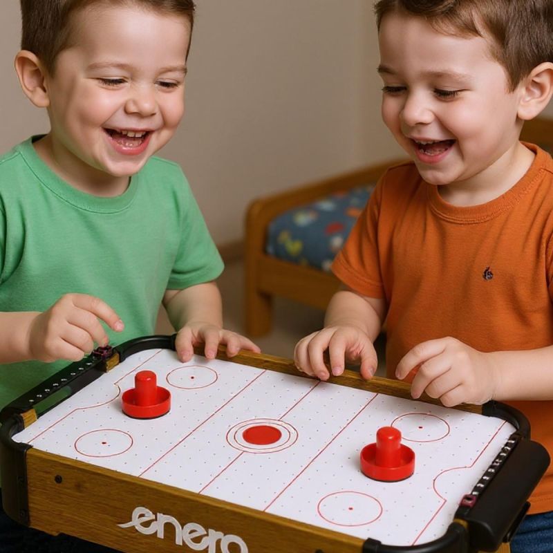 AIR HOCKEY GAME FOR TABLE 51x31x10CM WOODEN ENERO Accessories Your Sports Performance