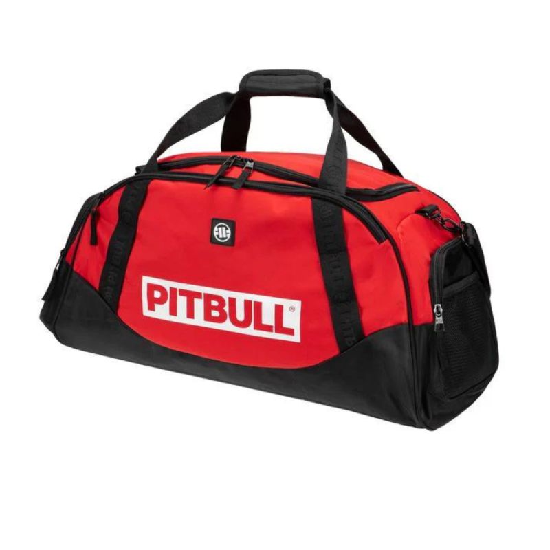 Pit Bull Sport red 50L training and travel bag - 8130214590 Akcesoria i sprzęt koszykarski/Torby i plecaki Your Sports Performance