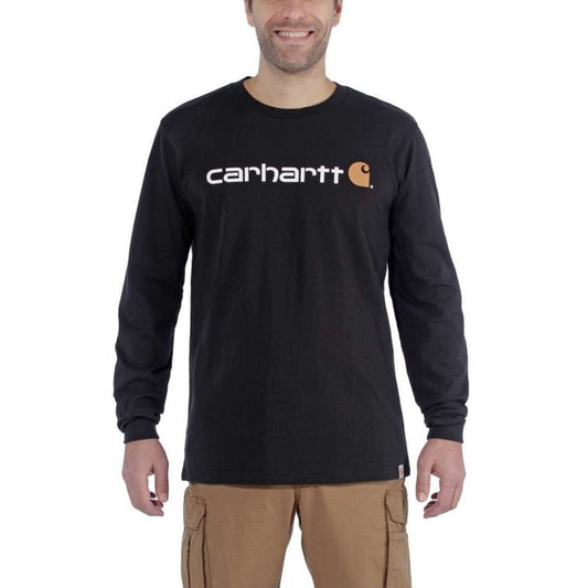 Carhartt Core Logo Hoodie - Black Klasyka/Bluzy Your Sports Performance