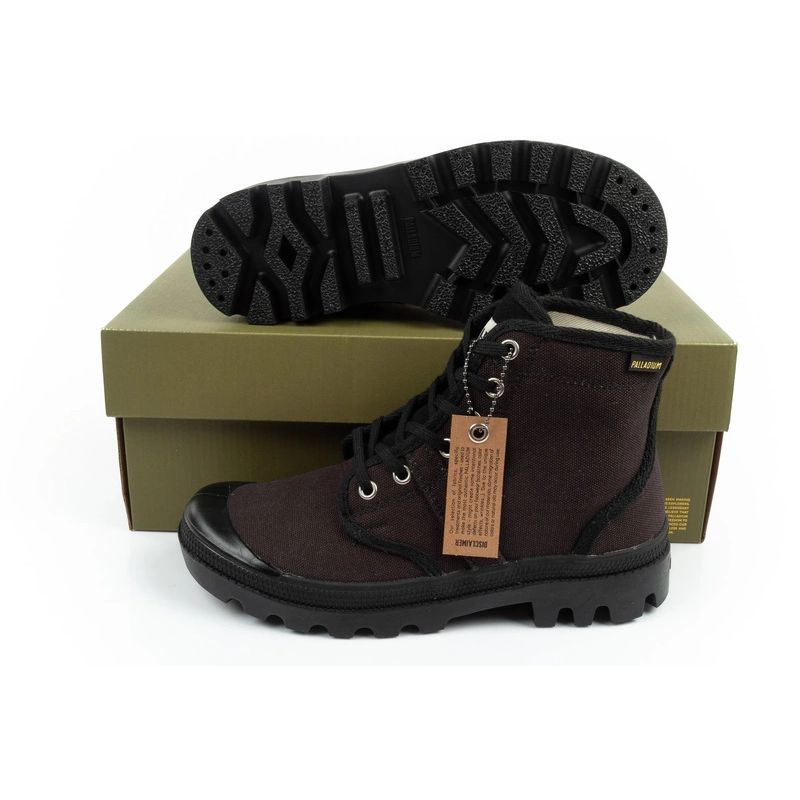 Women's sports shoes, ankle boots, Palladium Pallabrousse, black In preparation Your Sports Performance
