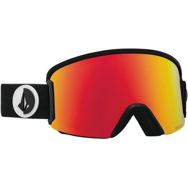 Volcom GARDEN GLOSS BLACK/RED CHROME snowboard goggles (VG0122100) Accessories/Skiing/Gogle/Volcom Your Sports Performance