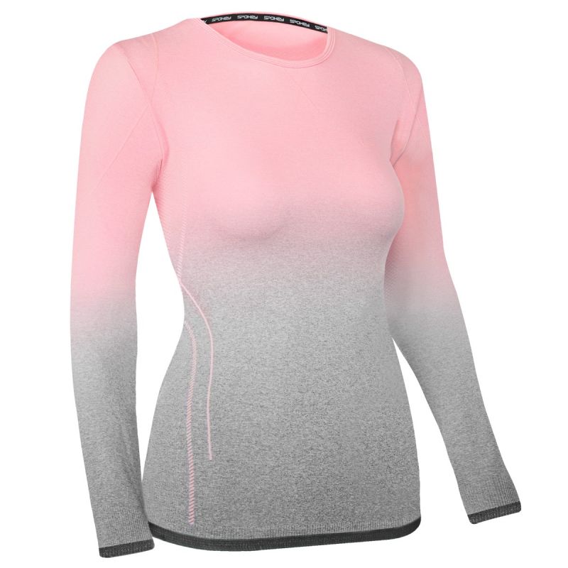 Thermoactive underwear Spokey Flora Set Lady Termo SM VT W 6114300000 gray and pink Clothing/Outdoor/Alpinus Your Sports Performance
