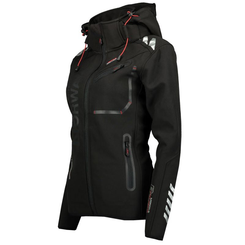 Geographical Norway Reine Women's Outdoor Jacket S-2XL LADY 068 Black (WW4717F/GN/Black / Black)