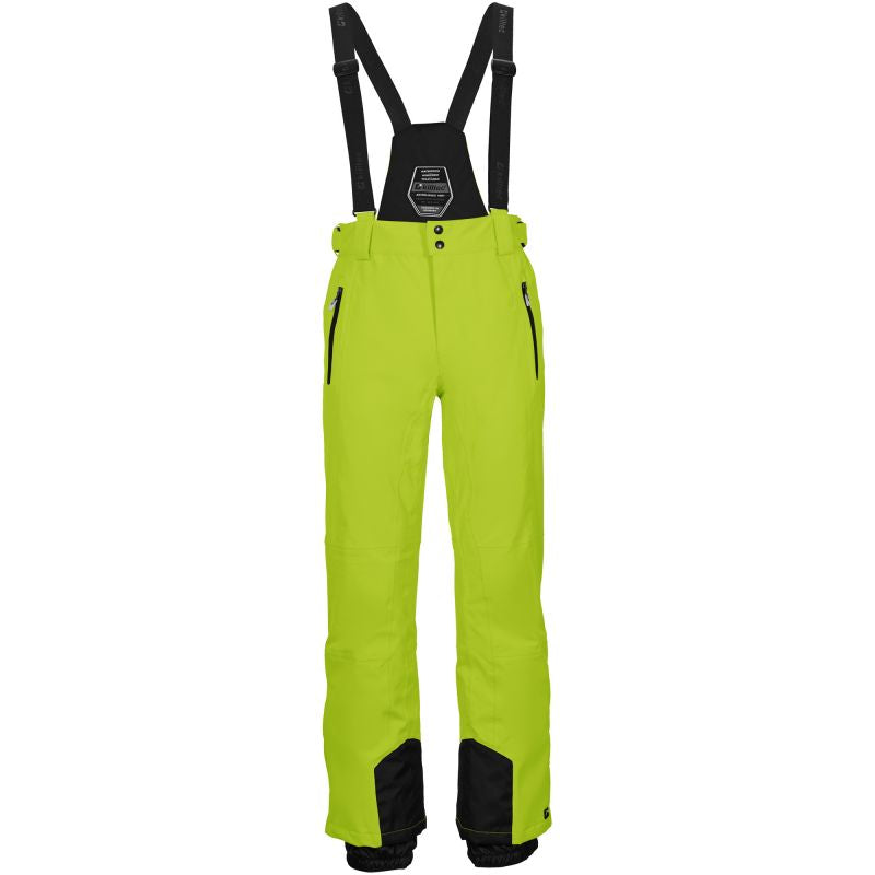 Killtec Enosh men's ski pants green breathable waterproof with adjustable suspenders yellow (30920/766) In preparation Your Sports Performance