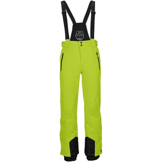 Killtec Enosh men's ski pants green breathable waterproof with adjustable suspenders yellow (30920/766) In preparation Your Sports Performance