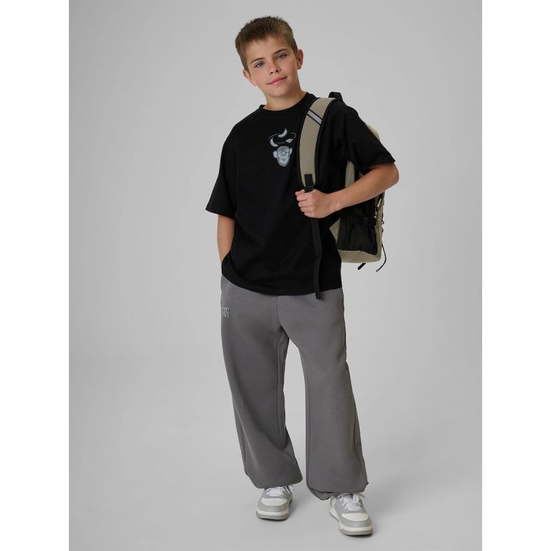 Boy's loose T-shirt with print 4FJRSS26TTSHM4276-20S