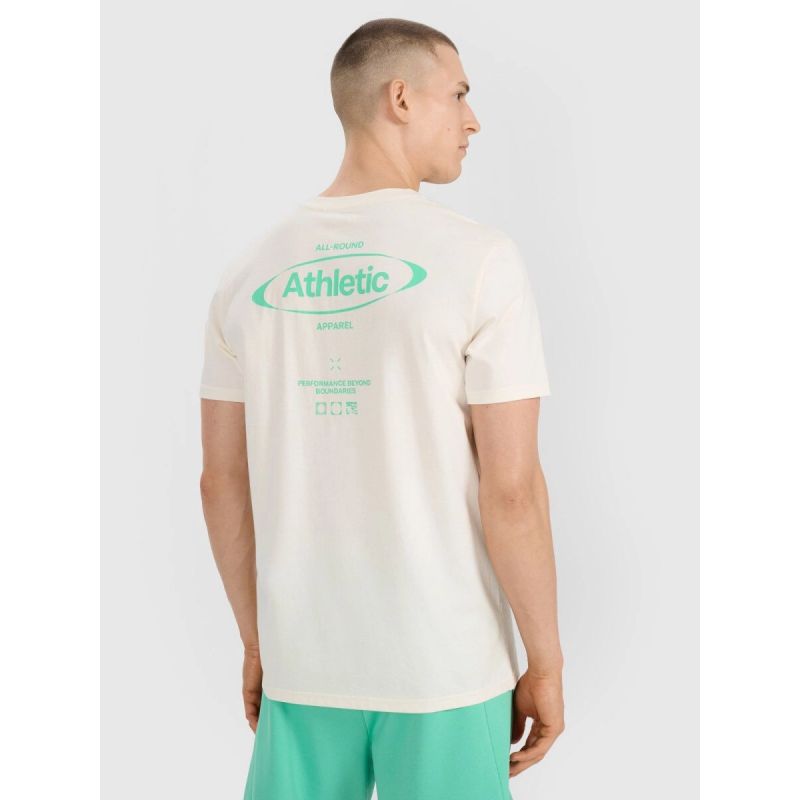Men's t-shirt with print 4F 4FRSS25TTSHM2687-11S *Kategoria tymczasowa Your Sports Performance