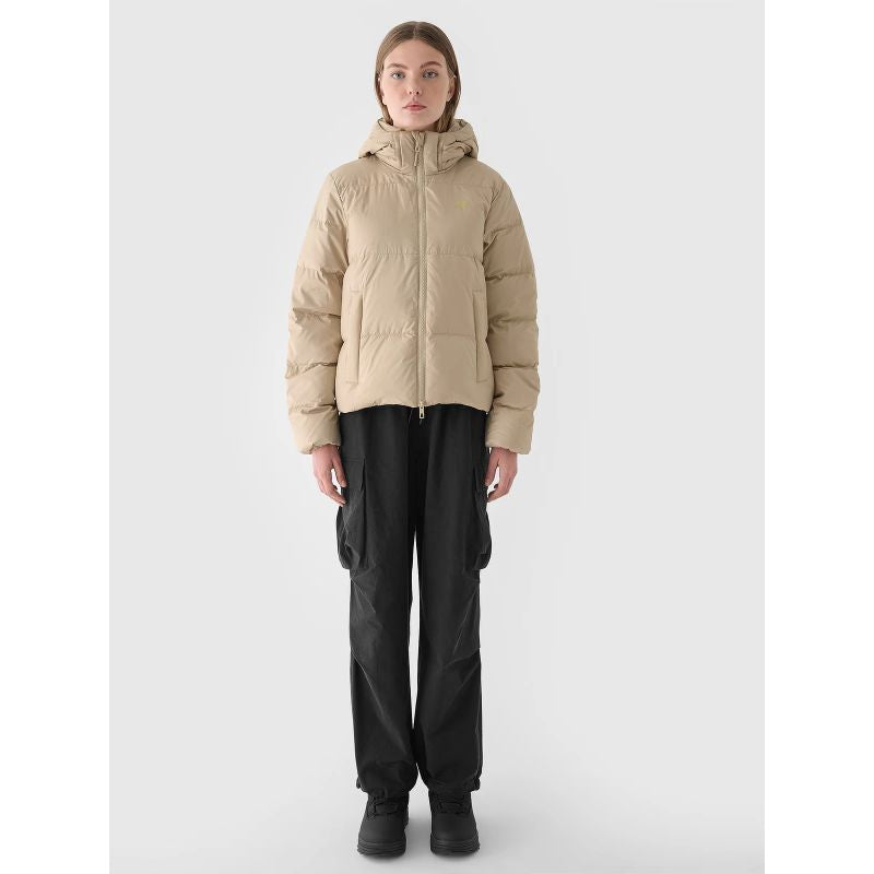 Women's winter down jacket with natural filling 4F 4FWAW24TDJAF481-83S 4f
