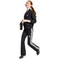 adidas Junior Girls Glam Tracksuit Black JL7474 In preparation Adidas
