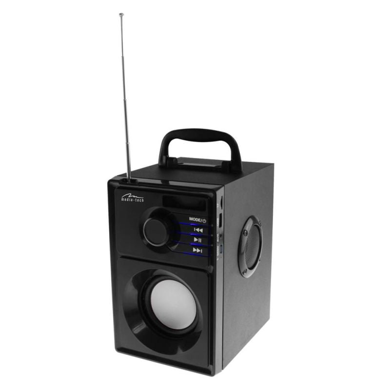 MEDIA-TECH WIRELESS SPEAKER BOOMBOX SILVER 15W MRS MT3179 In preparation Your Sports Performance