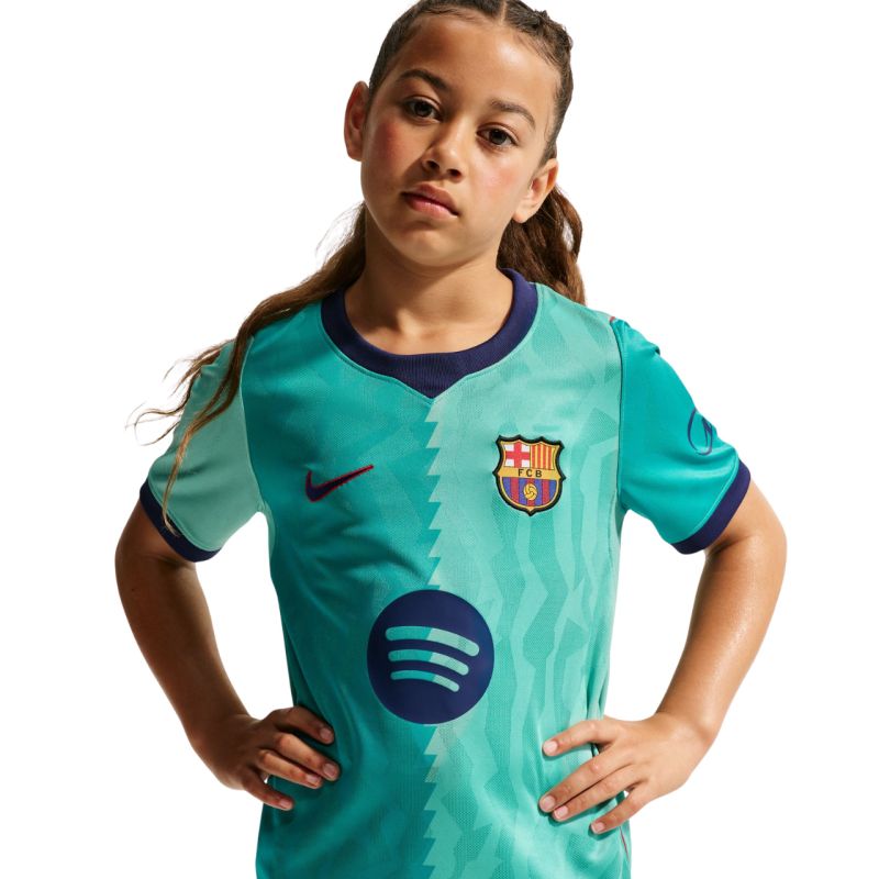 Nike FC Barcelona Stadium 2026/27 Kids' Jersey Green II6686 301
