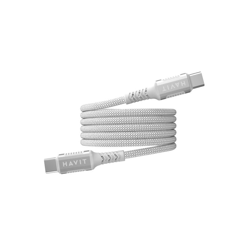 Havit Type C-Type C Magnetic Cable CB6297 (White) In preparation Your Sports Performance