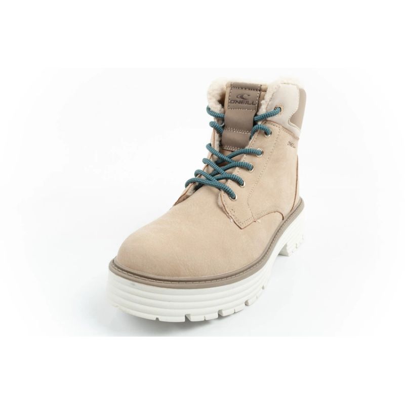 O'neill winter boots women's hiking boots ankle boots insulated fashionable beige white ONeill