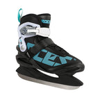 Roces ICY 5 women's ice skates black, white, and blue 450737 001 Roces