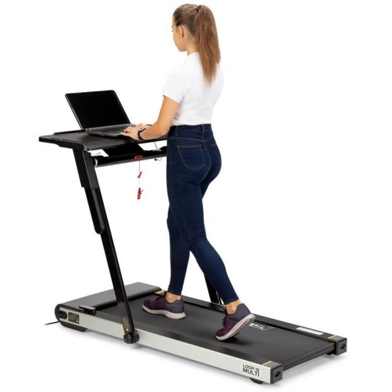 HMS LOOP12 MULTI Electric Treadmill with Desk 1-12 km/h, Black In preparation Your Sports Performance