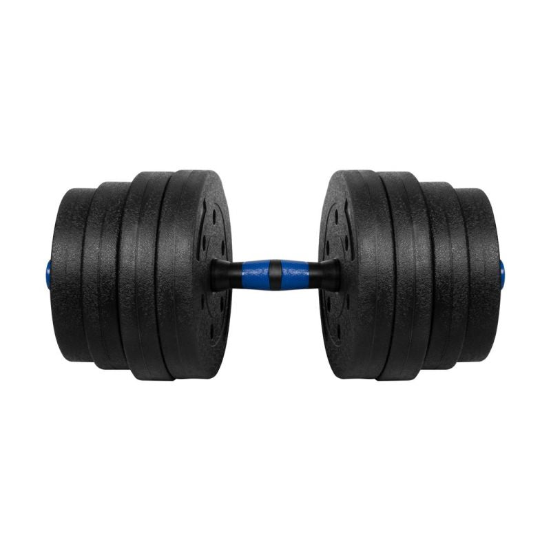 Bituminous adjustable dumbbells with connector 2x15kg REBEL ACTIVE In preparation Your Sports Performance