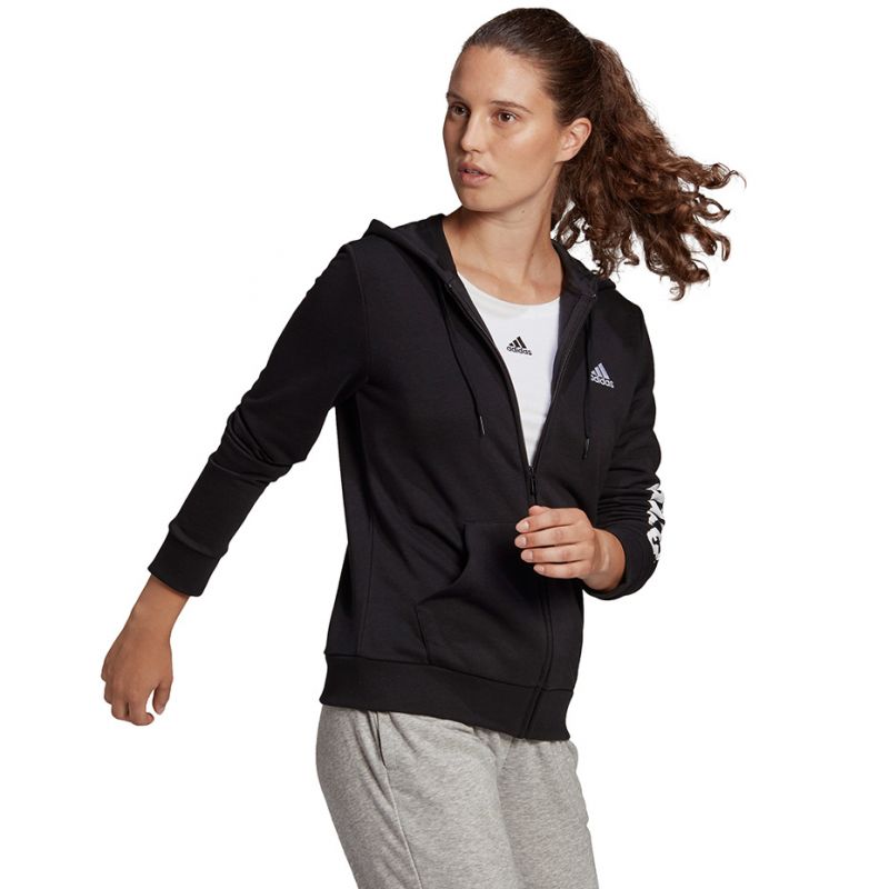 Adidas Essentials Linear Ful zipp Hoodie W GL0791 Clothing/Training Adidas