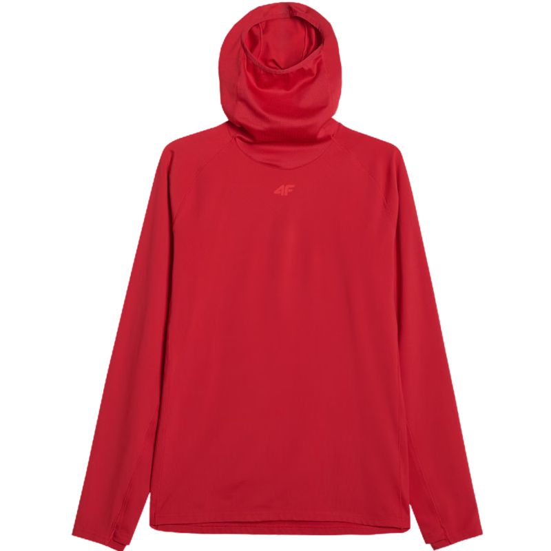 Men's thermal sweatshirt 4F M100 dark red 4FWAW25UBRUM100 61S In preparation Your Sports Performance