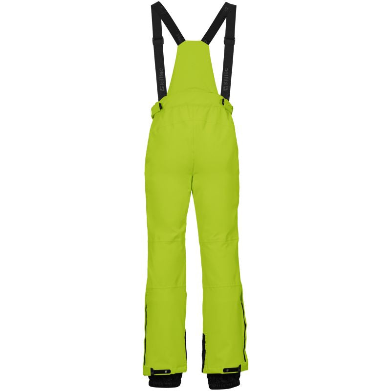 Killtec Enosh men's ski pants green breathable waterproof with adjustable suspenders yellow (30920/766) In preparation Your Sports Performance