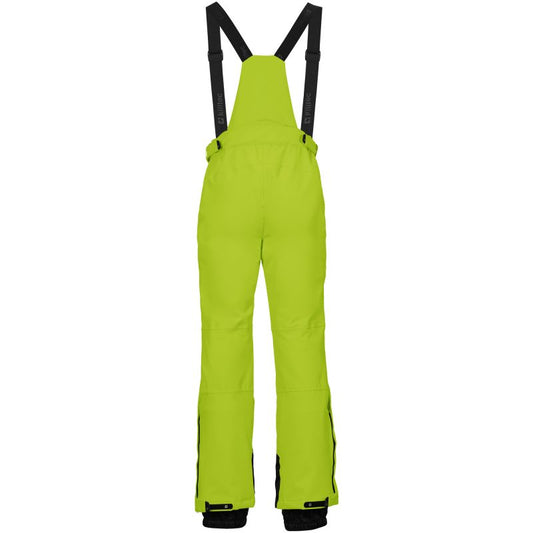 Killtec Enosh men's ski pants green breathable waterproof with adjustable suspenders yellow (30920/766) In preparation Your Sports Performance