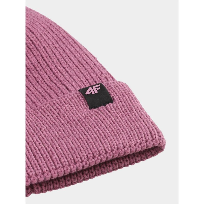Unisex winter hat with pompom 4F 4FWAW24ACAPU472-53S *Kategoria tymczasowa Your Sports Performance