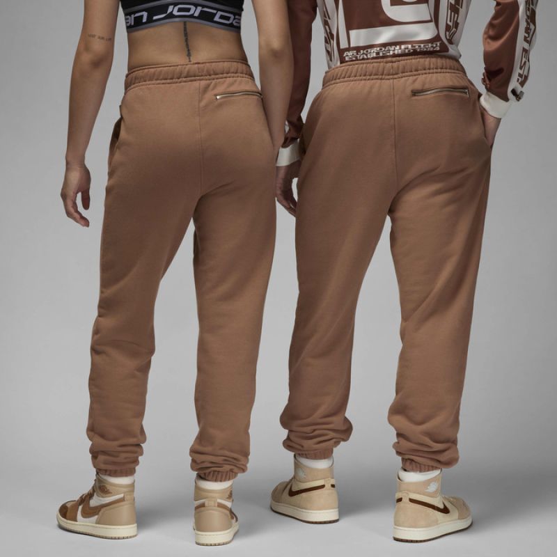 Air Jordan Wordmark Fleece Tracksuit Bottoms Brown - FZ3954-223 AIR Jordan