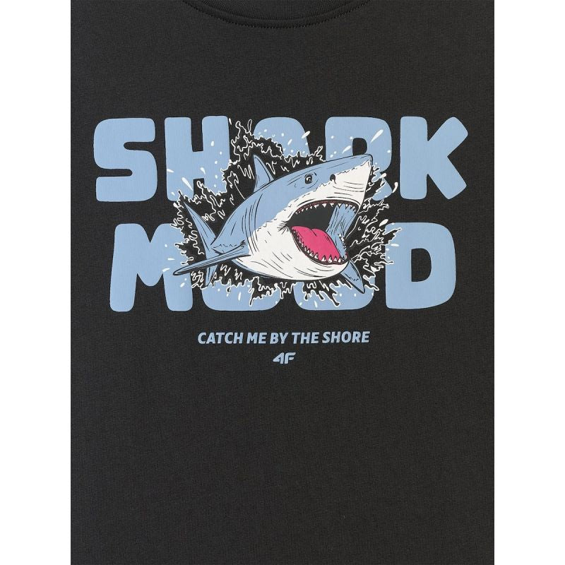 Boy's cotton T-shirt 4F 4FJRSS26TTSHM3902-20S