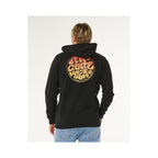 RIP CURL Wettie Passage Icon Zip Thru Men's Sweatshirt Black
