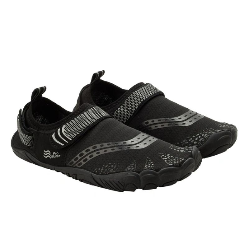 ProWater men's quick-drying non-slip swimming shoes, black and gray Your Sports Performance
