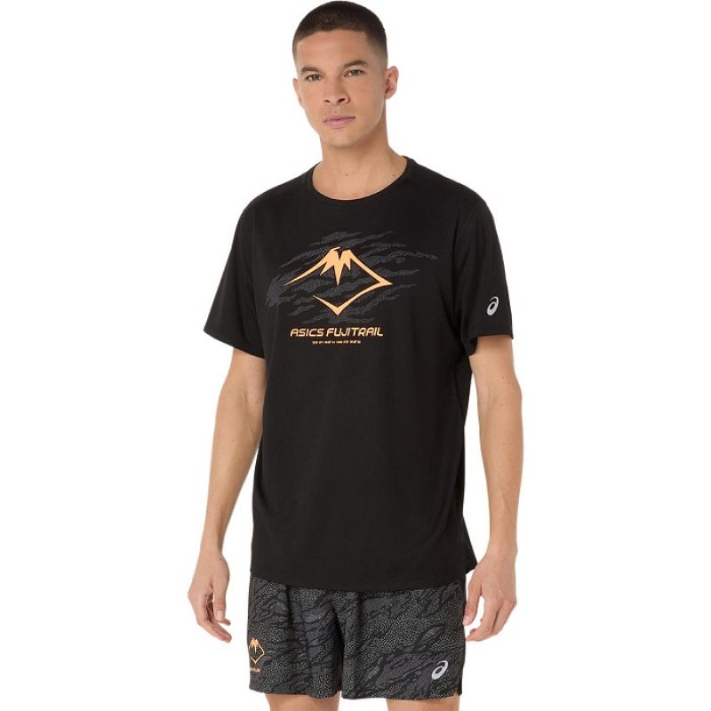 Asics Fujitrail Logo SS Top M 2011D390001 Clothing/Running Asics