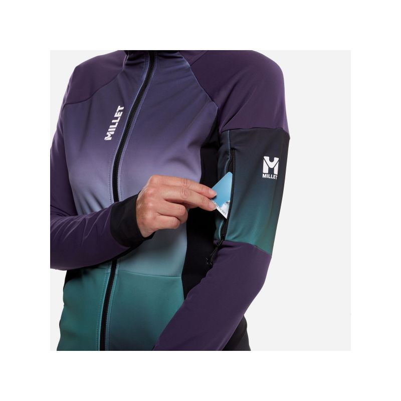 MILLET PIERRAENT HOODIE ski jacket purple
