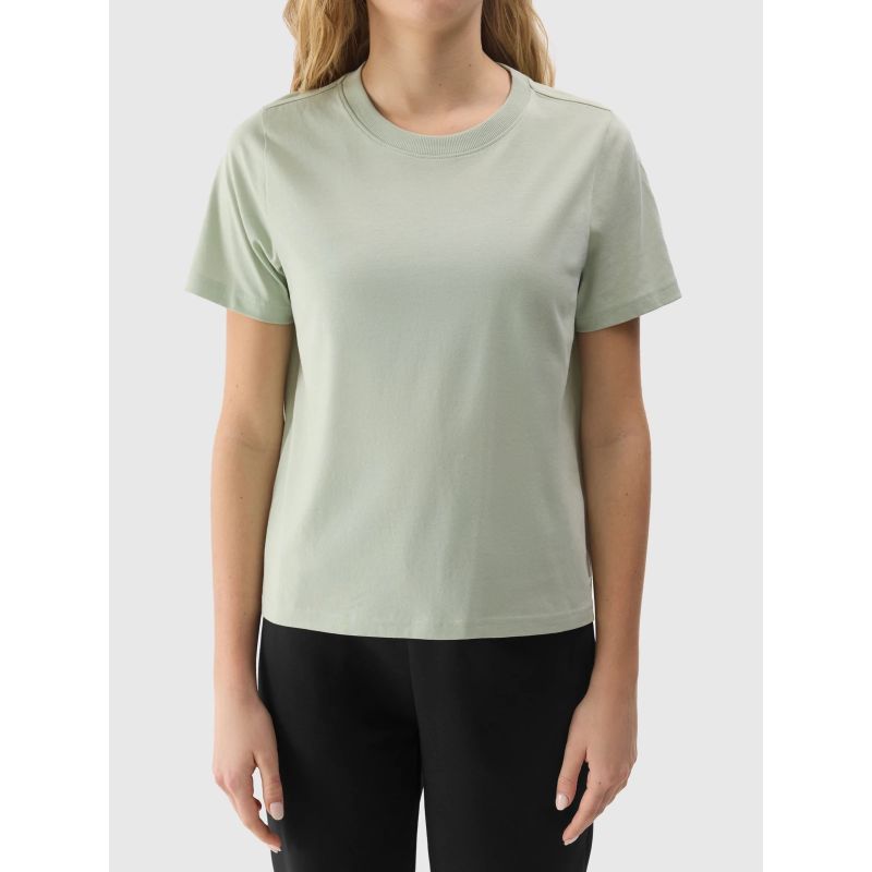 Women's plain organic cotton T-shirt 4F *Kategoria tymczasowa Your Sports Performance