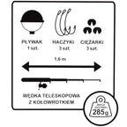 ENERO 105 FISHING SET Sport/Wędkarstwo Your Sports Performance