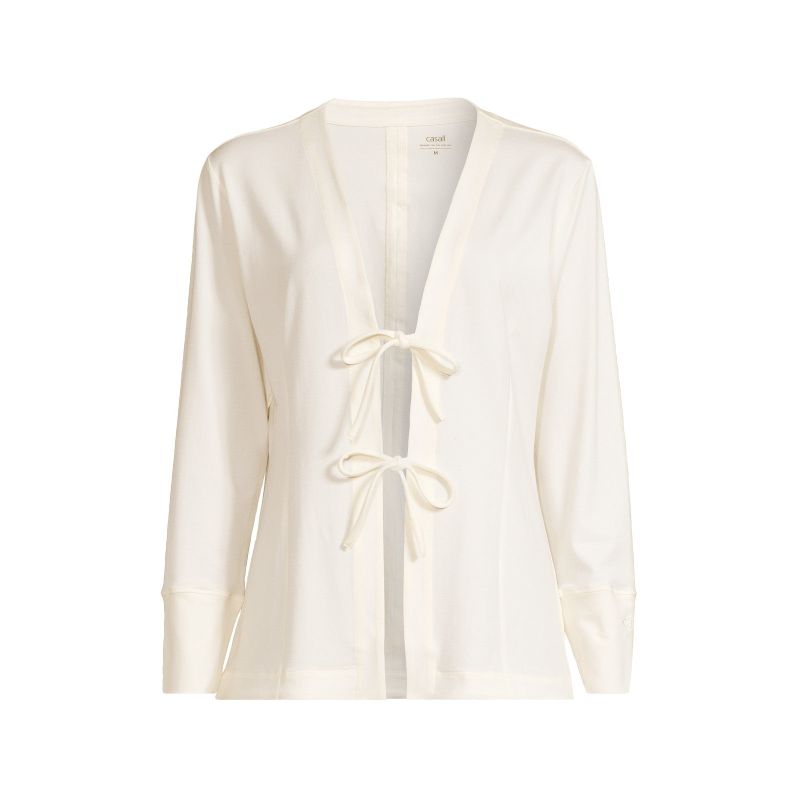CASALL Studio Cardigan Sweatshirt White Casall