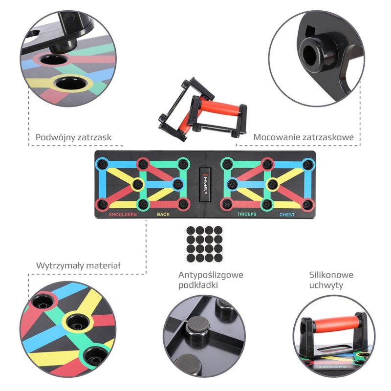 HMS PU12 MULTIFUNCTIONAL PUSH-UP BOARD In preparation Your Sports Performance